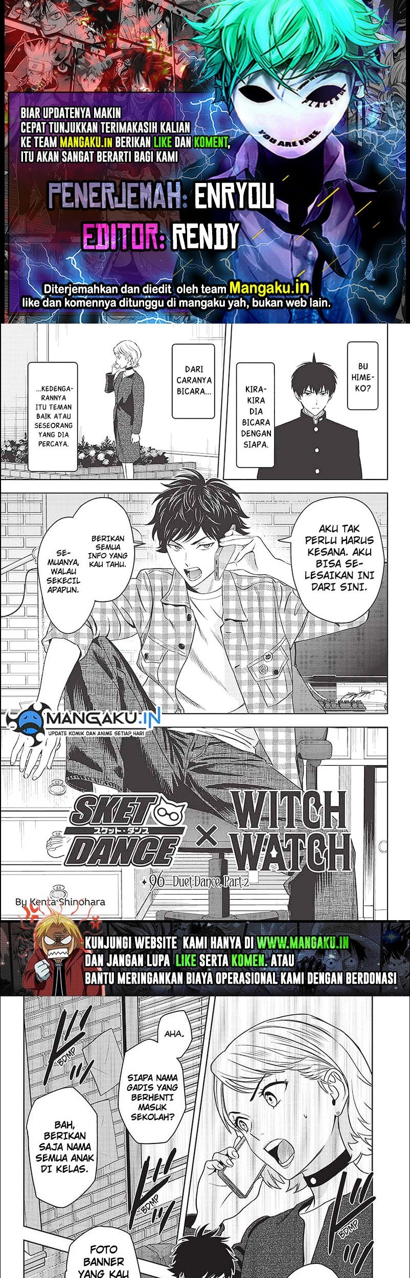 Witch Watch Bab 96 halaman 1