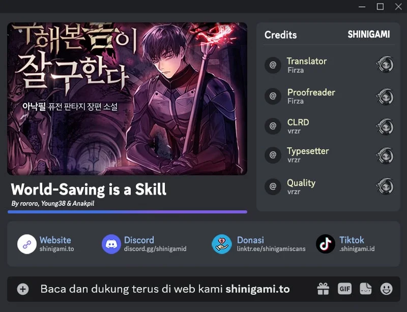 World-Saving Is A Skill Bab 12 halaman 1
