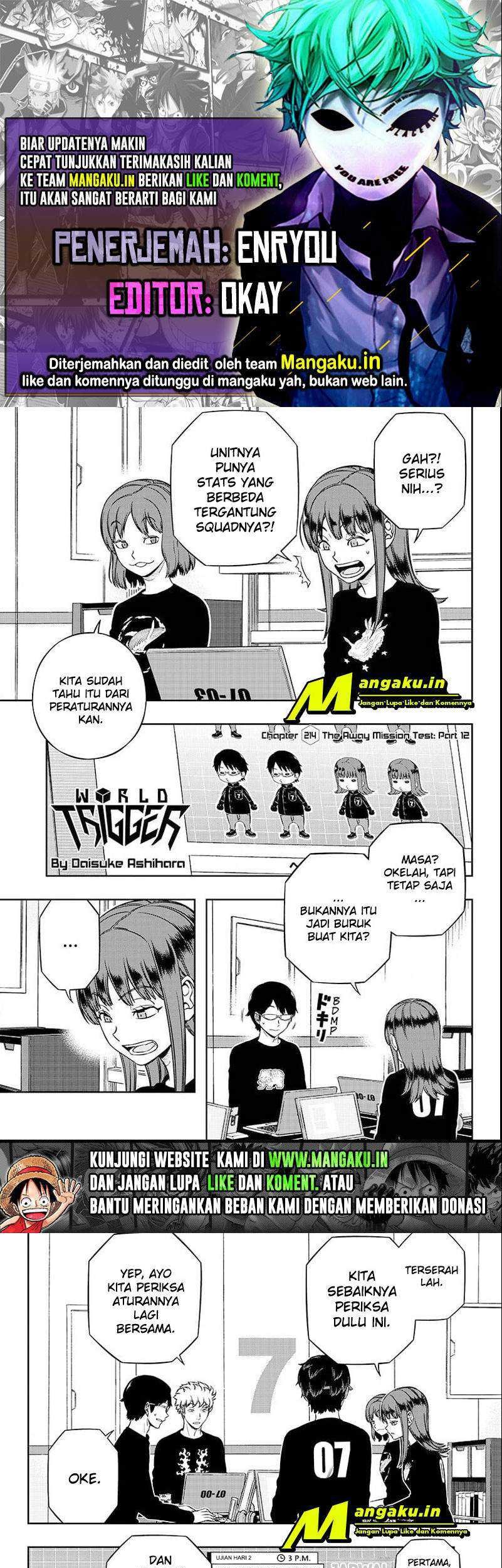 World Trigger Bab 214 halaman 1
