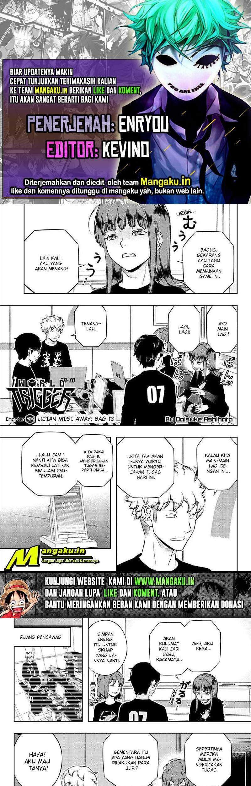 World Trigger Bab 215 halaman 1