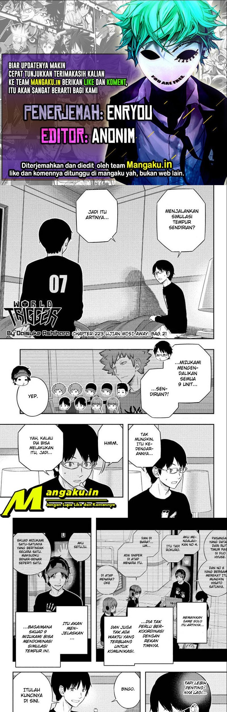 World Trigger Bab 223 halaman 1