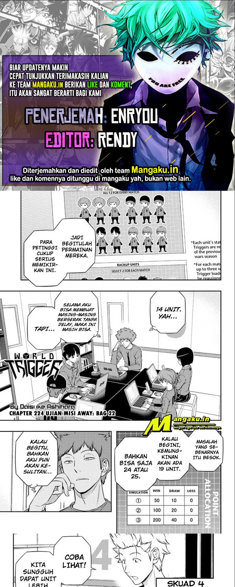 World Trigger Bab 224 halaman 1