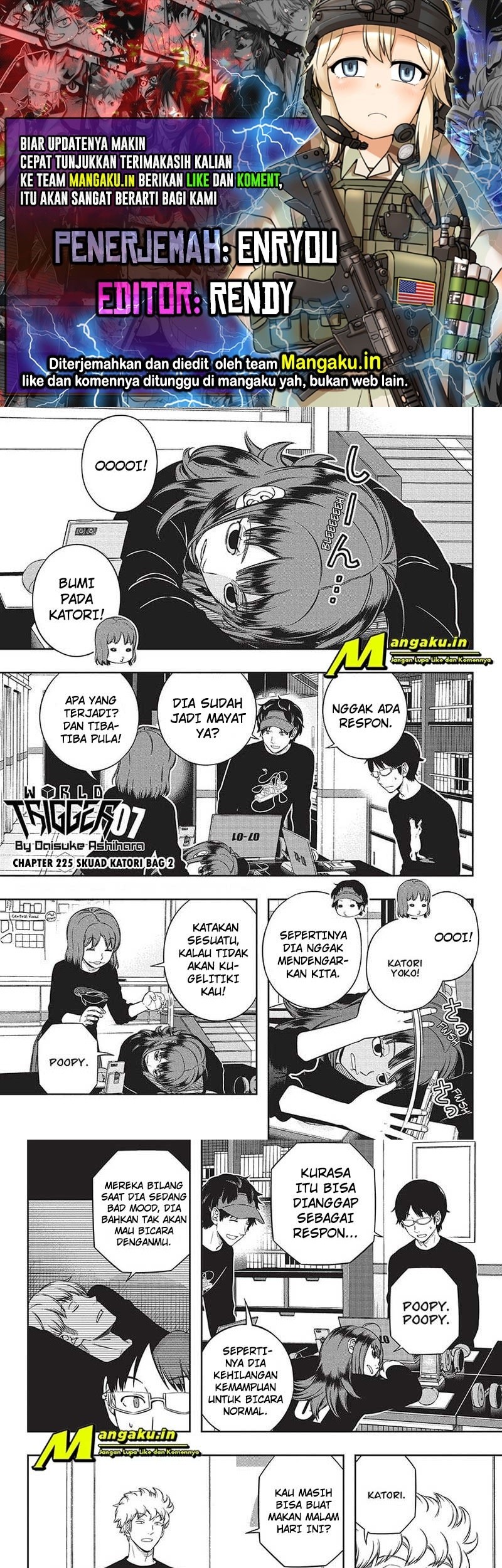 World Trigger Bab 225 halaman 1
