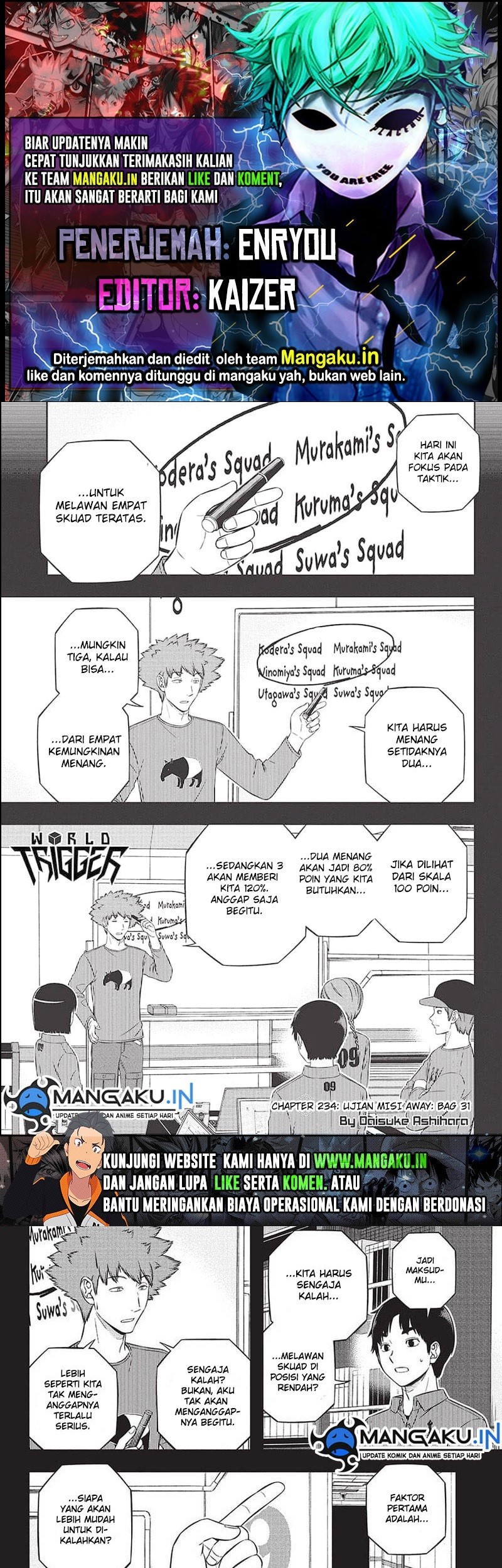 World Trigger Bab 234 halaman 1