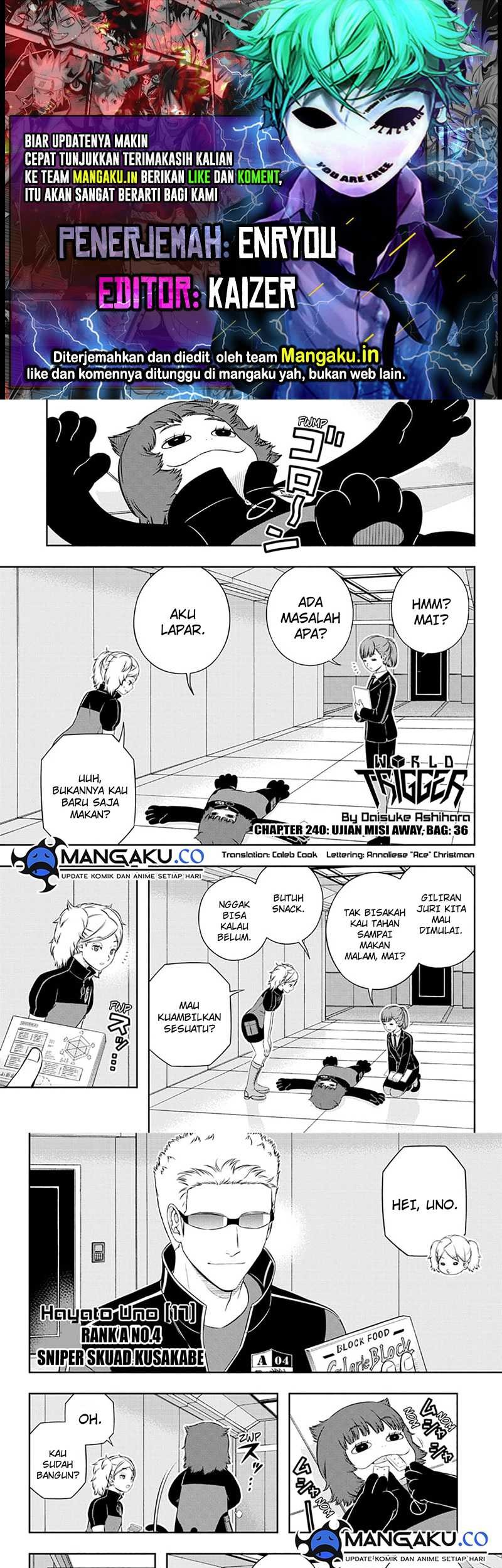 World Trigger Bab 240.1 halaman 1