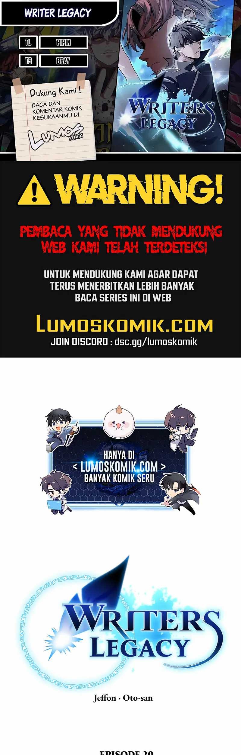 Writers Legacy chapter 20 halaman 1
