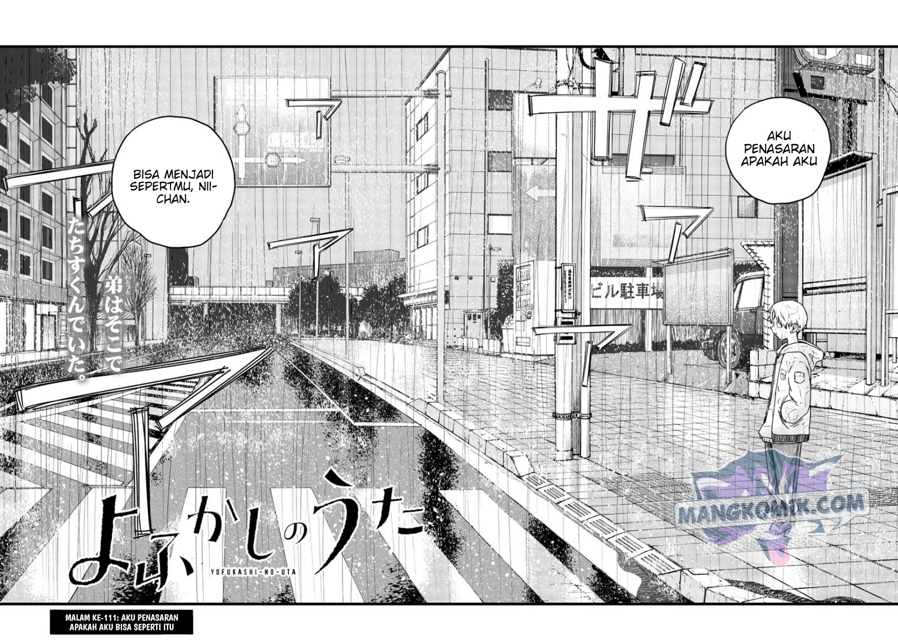 Yofukashi no Uta Bab 111 halaman 3