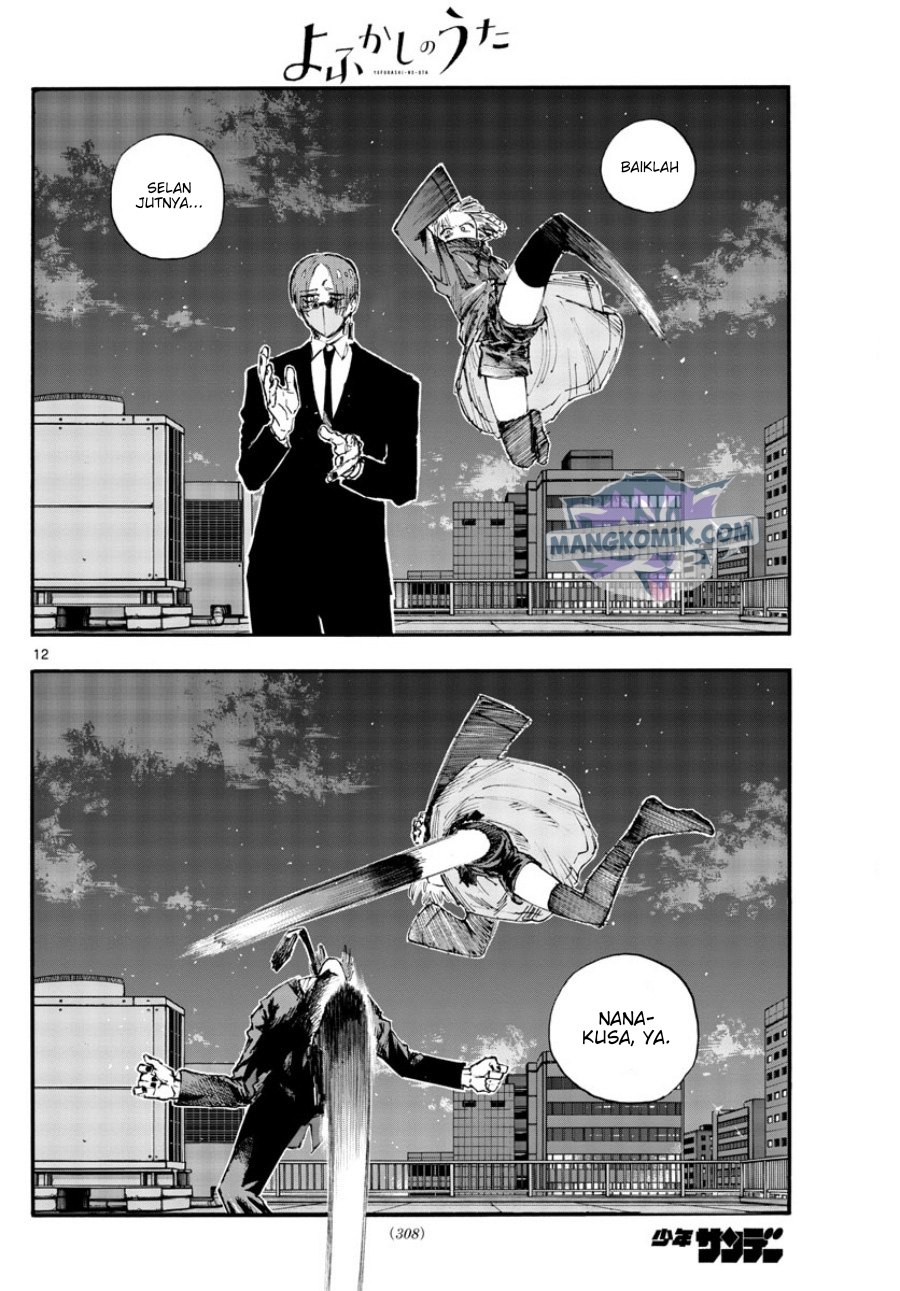 Yofukashi no Uta Bab 111 halaman 12
