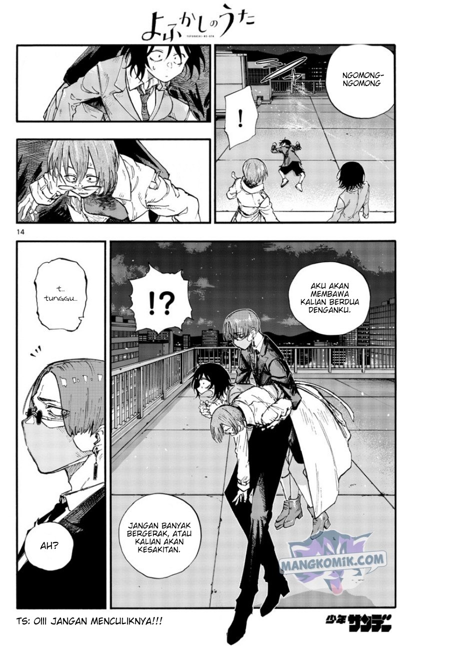 Yofukashi no Uta Bab 111 halaman 14