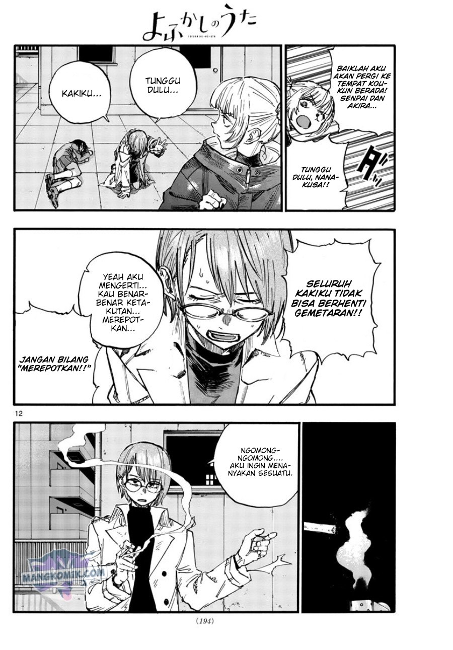 Yofukashi no Uta chapter 112 halaman 13