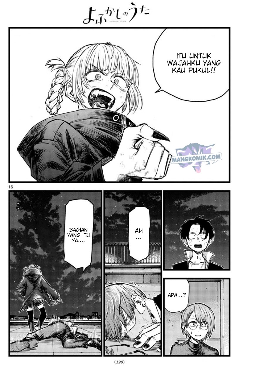 Yofukashi no Uta Bab 113 halaman 17