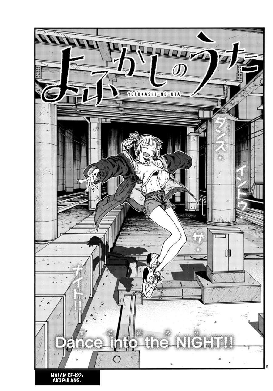 Yofukashi no Uta Bab 122 halaman 6