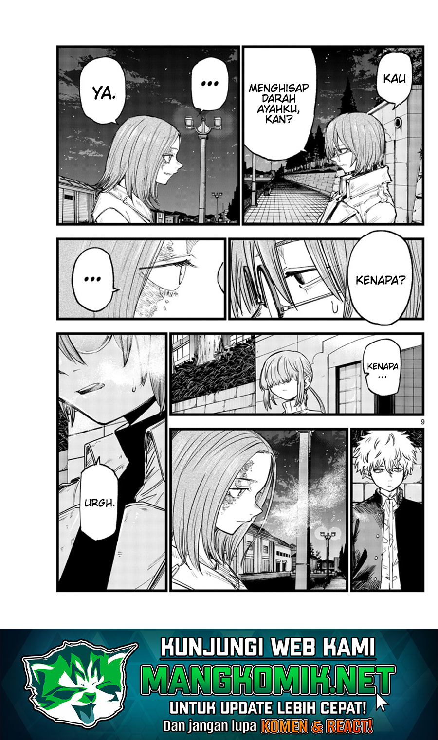 Yofukashi no Uta Bab 156 halaman 10