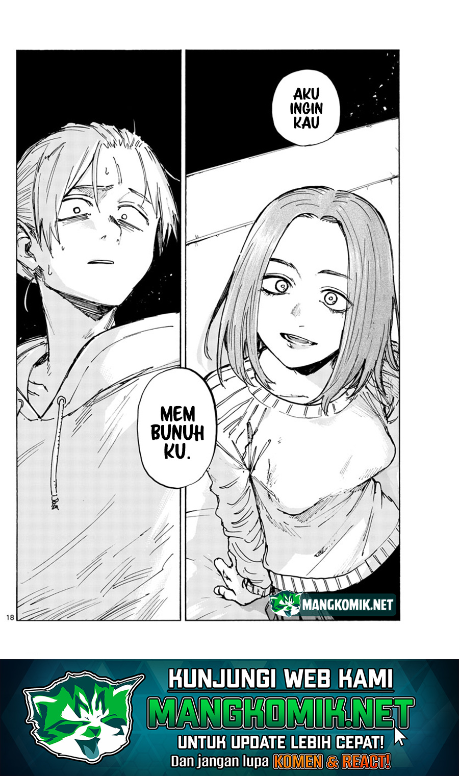 Yofukashi no Uta Bab 157 halaman 19