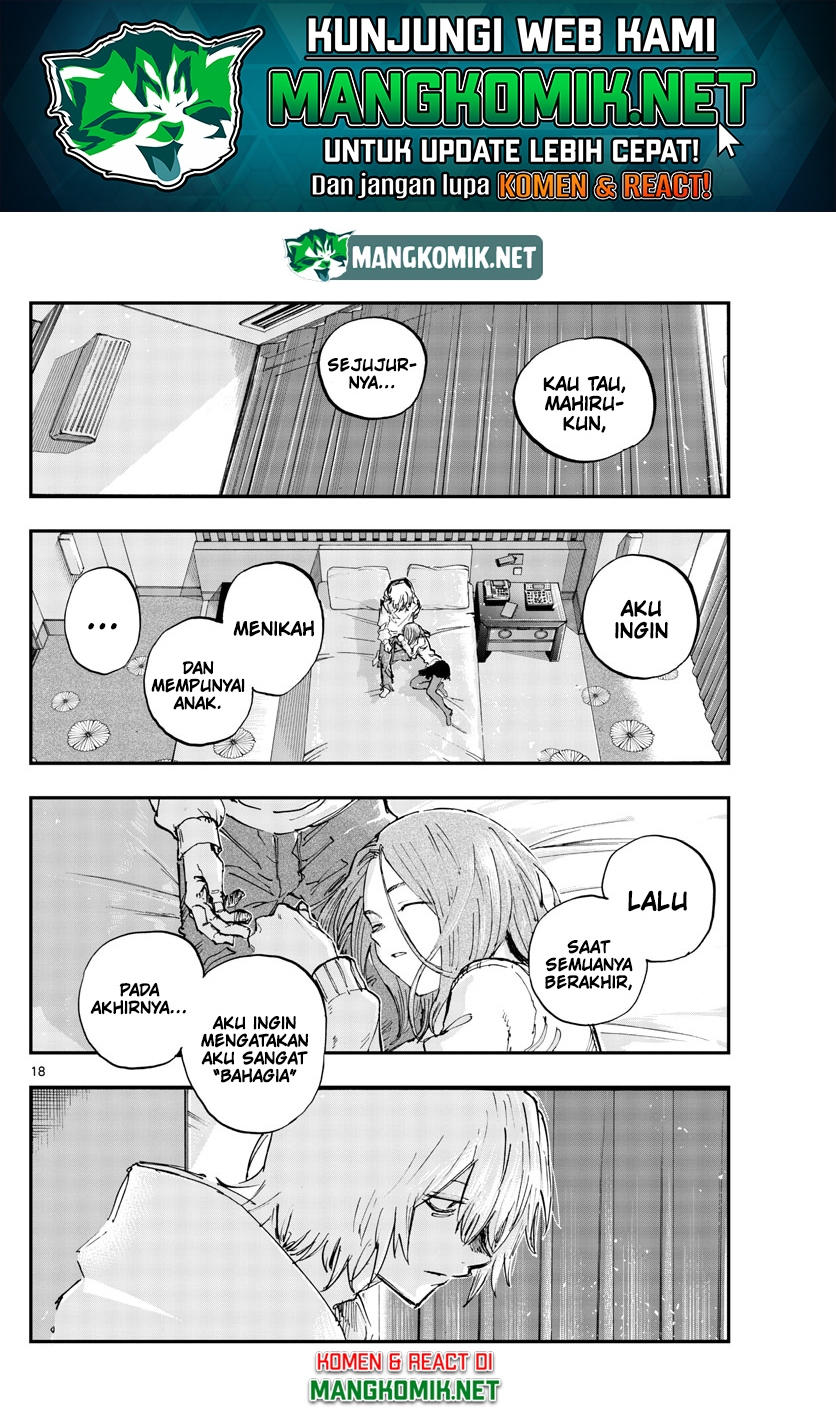 Yofukashi no Uta Bab 158 halaman 19