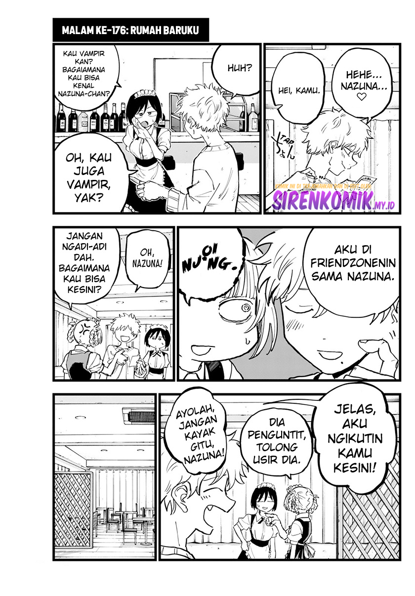 Yofukashi no Uta chapter 176 halaman 4