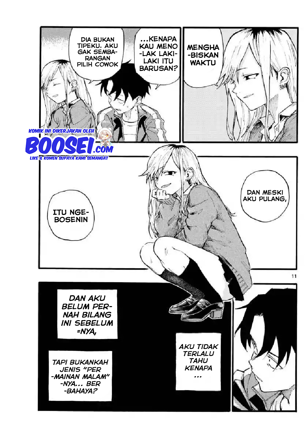 Yofukashi no Uta chapter 19 halaman 14