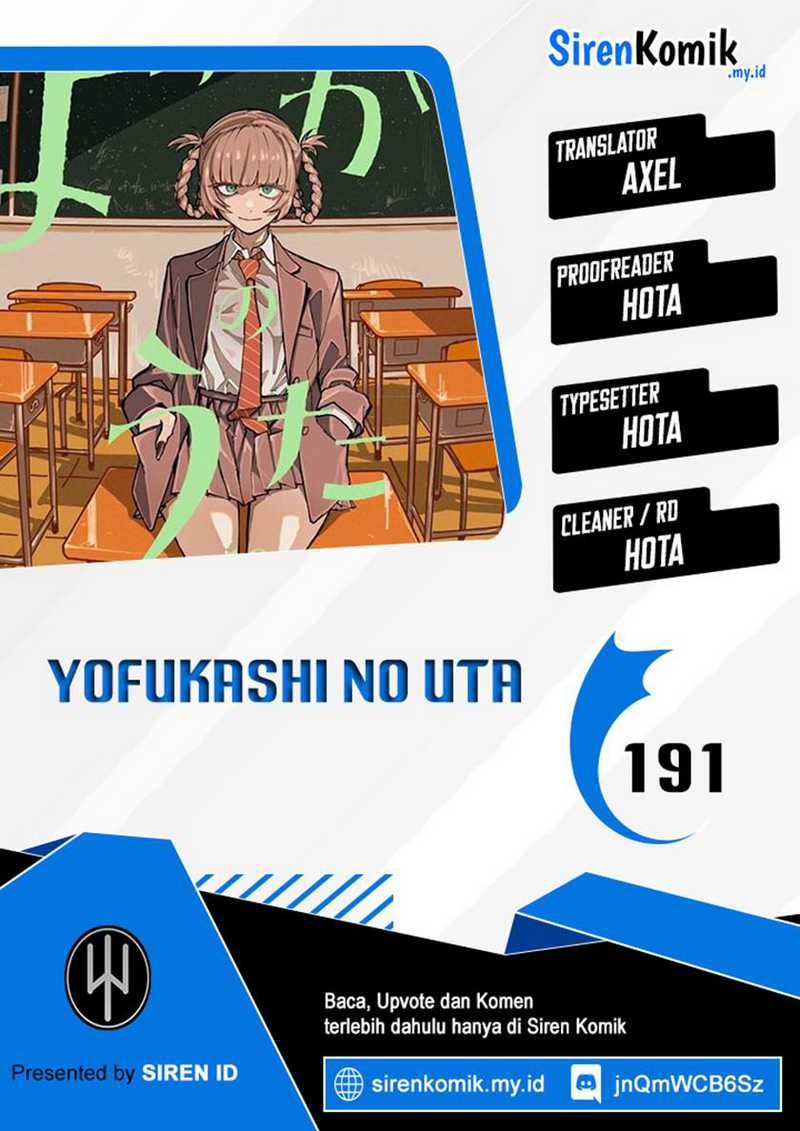 Yofukashi no Uta chapter 191 halaman 1