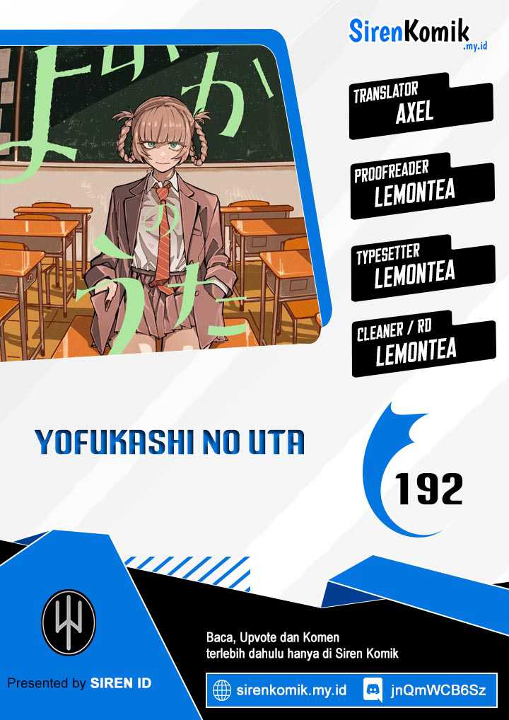 Yofukashi no Uta Bab 192 halaman 1