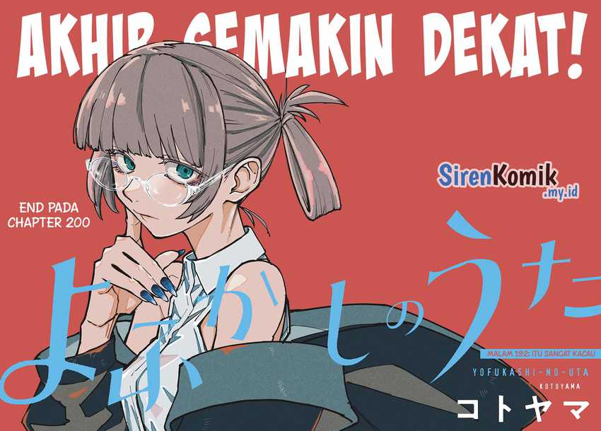 Yofukashi no Uta Bab 192 halaman 2