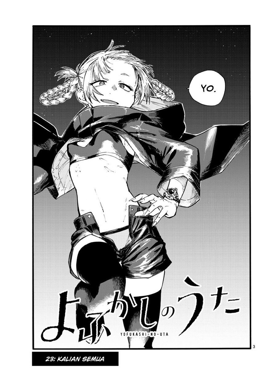 Yofukashi no Uta chapter 23 halaman 6
