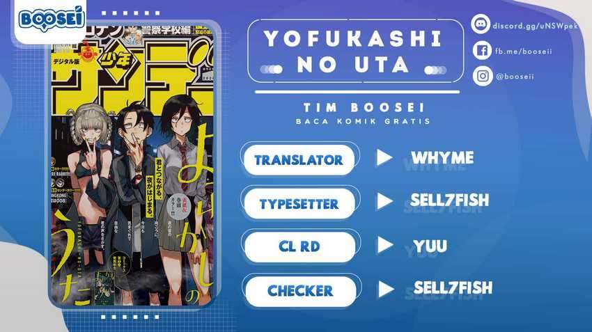 Yofukashi no Uta Bab 52 halaman 1