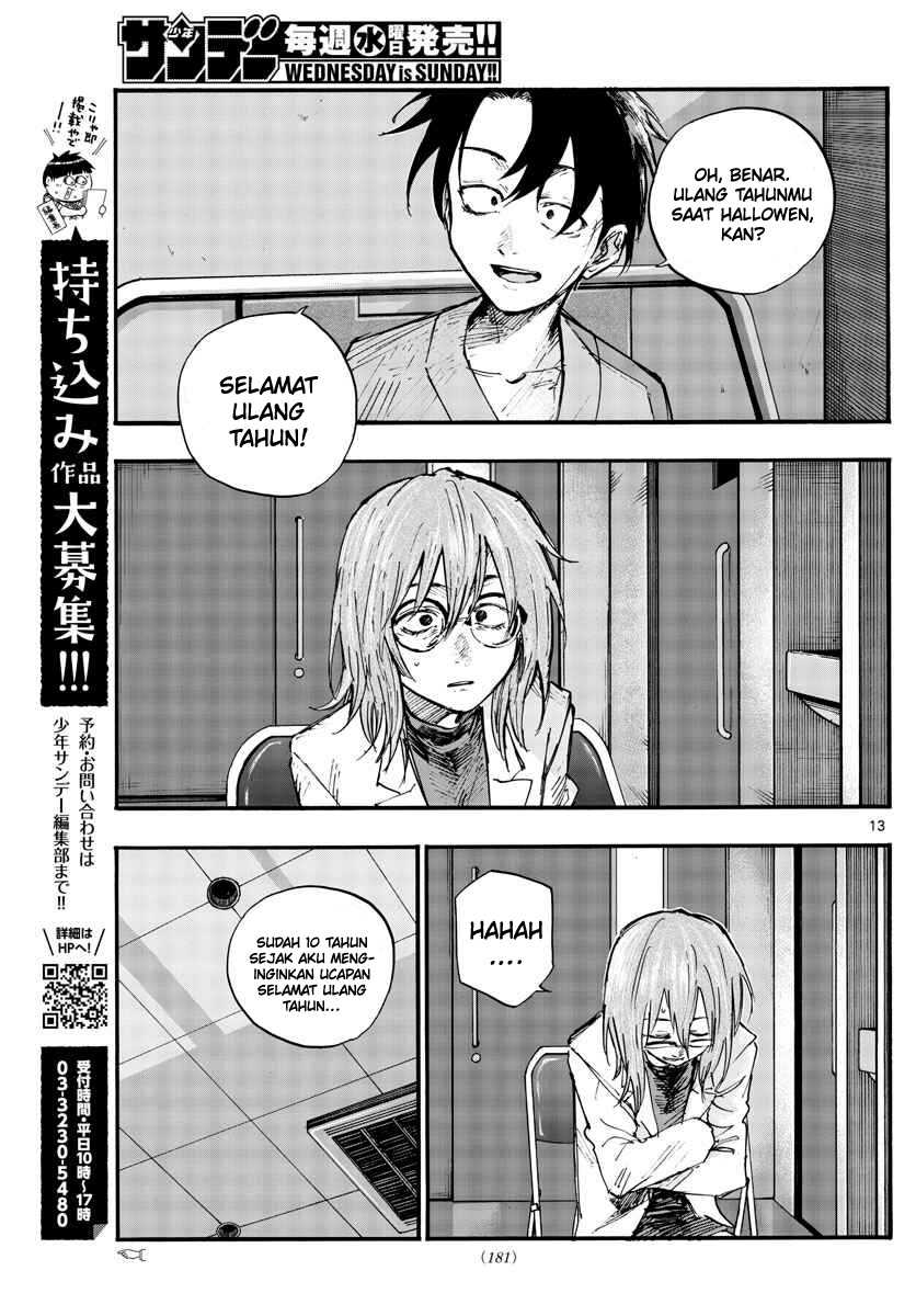 Yofukashi no Uta Bab 93 halaman 14