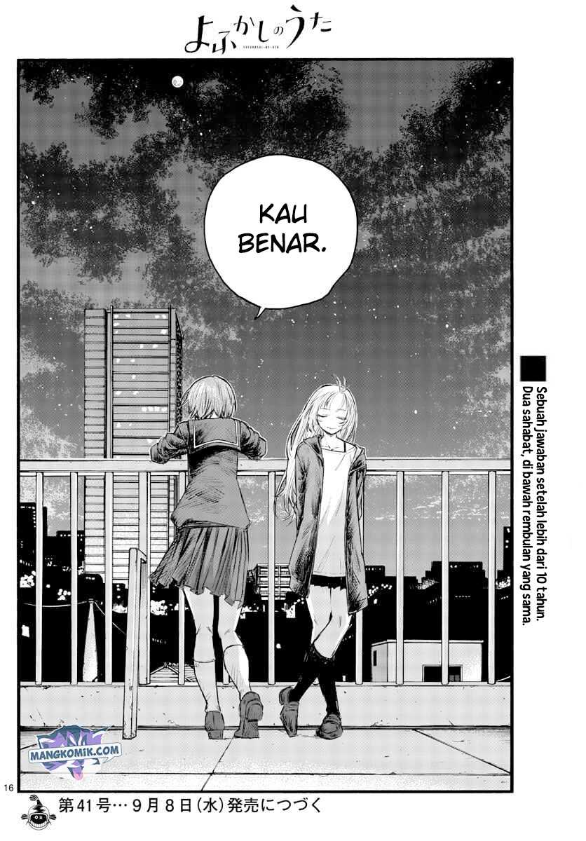 Yofukashi no Uta Bab 93 halaman 17