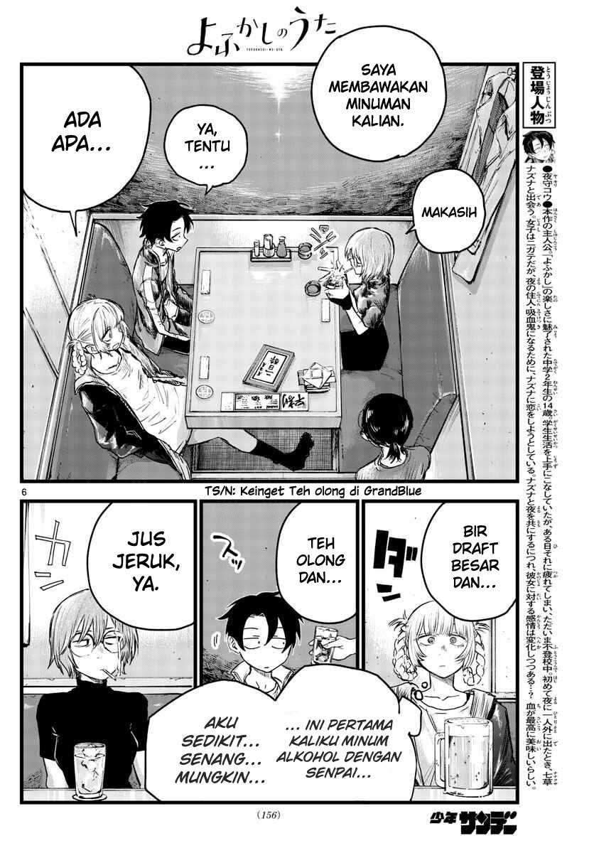 Yofukashi no Uta Bab 95 halaman 7