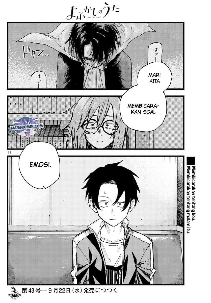 Yofukashi no Uta Bab 95 halaman 17