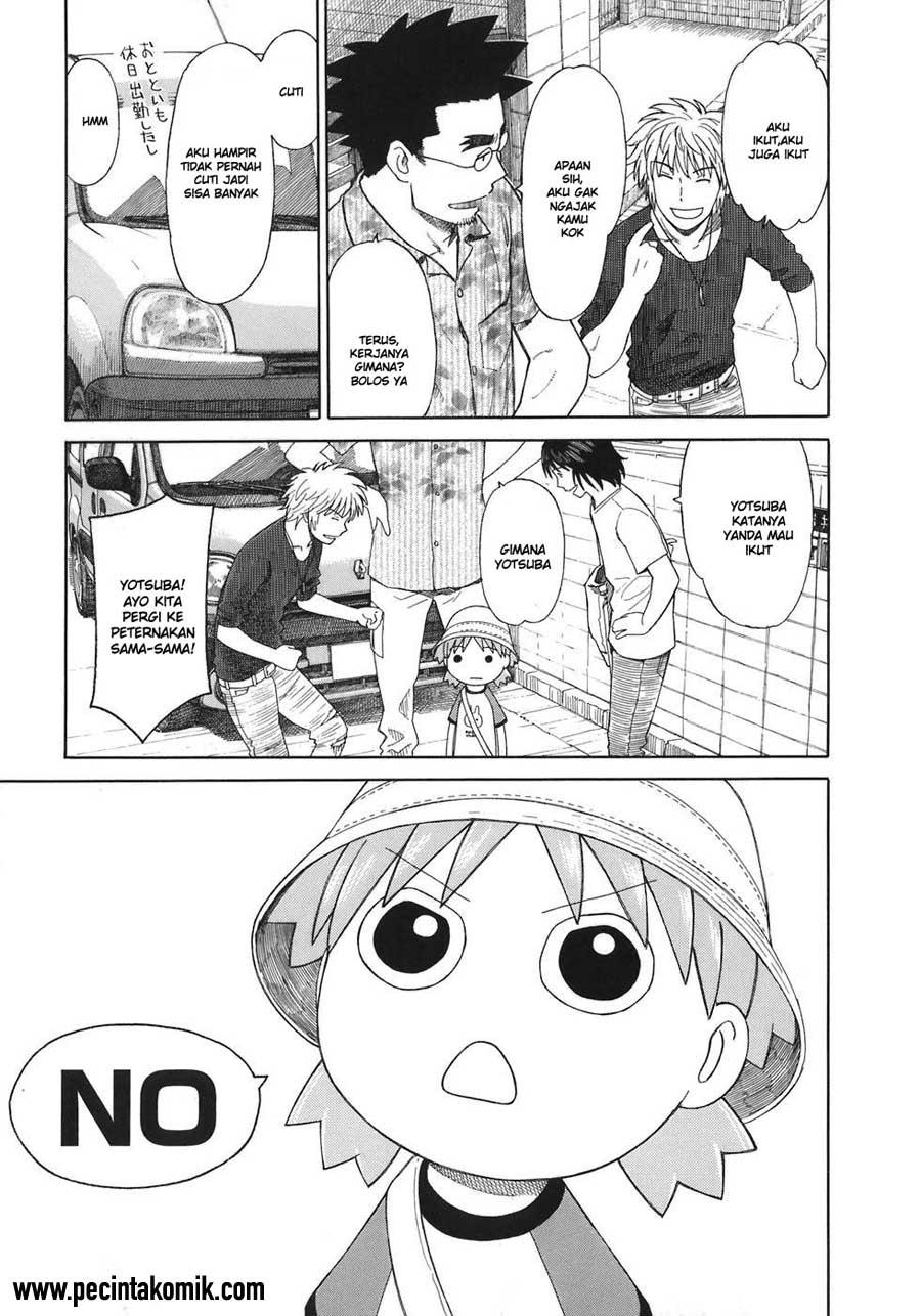 Yotsuba to! Bab 47 halaman 18