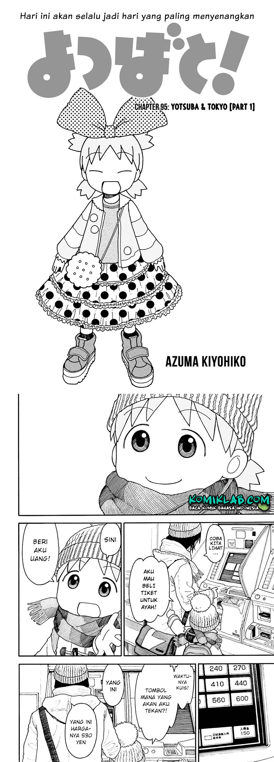 Yotsuba to! Bab 95 halaman 3