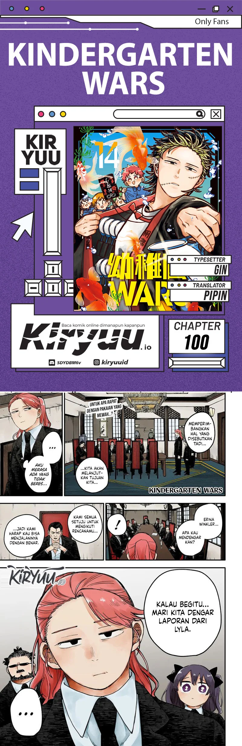 Youchien Wars chapter 100 halaman 1