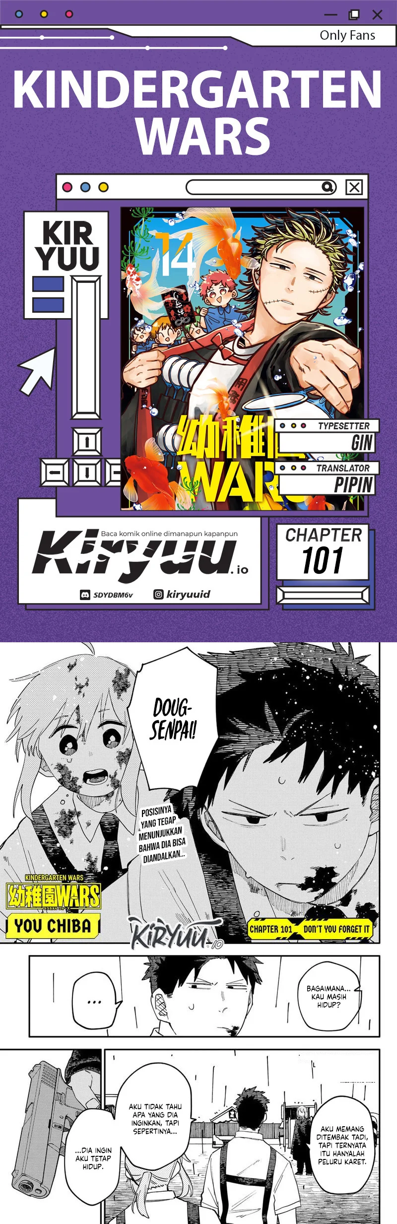 Youchien Wars chapter 101 halaman 1