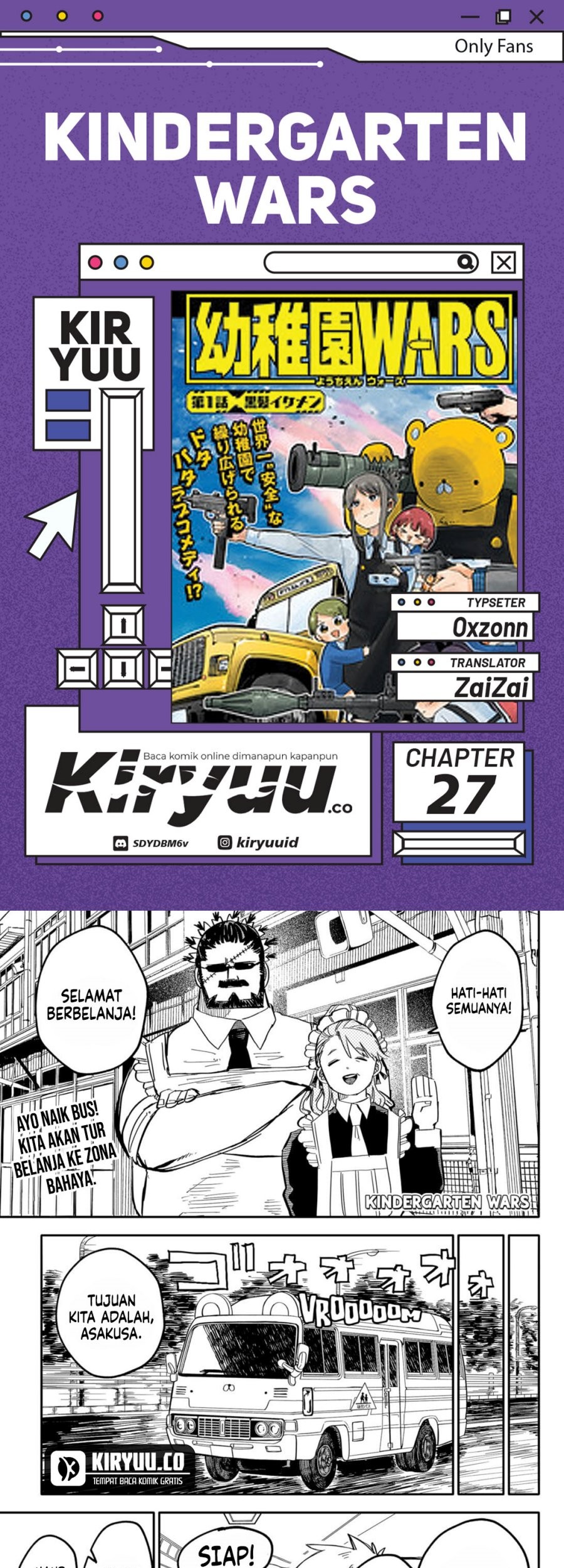 Youchien Wars chapter 27 halaman 1