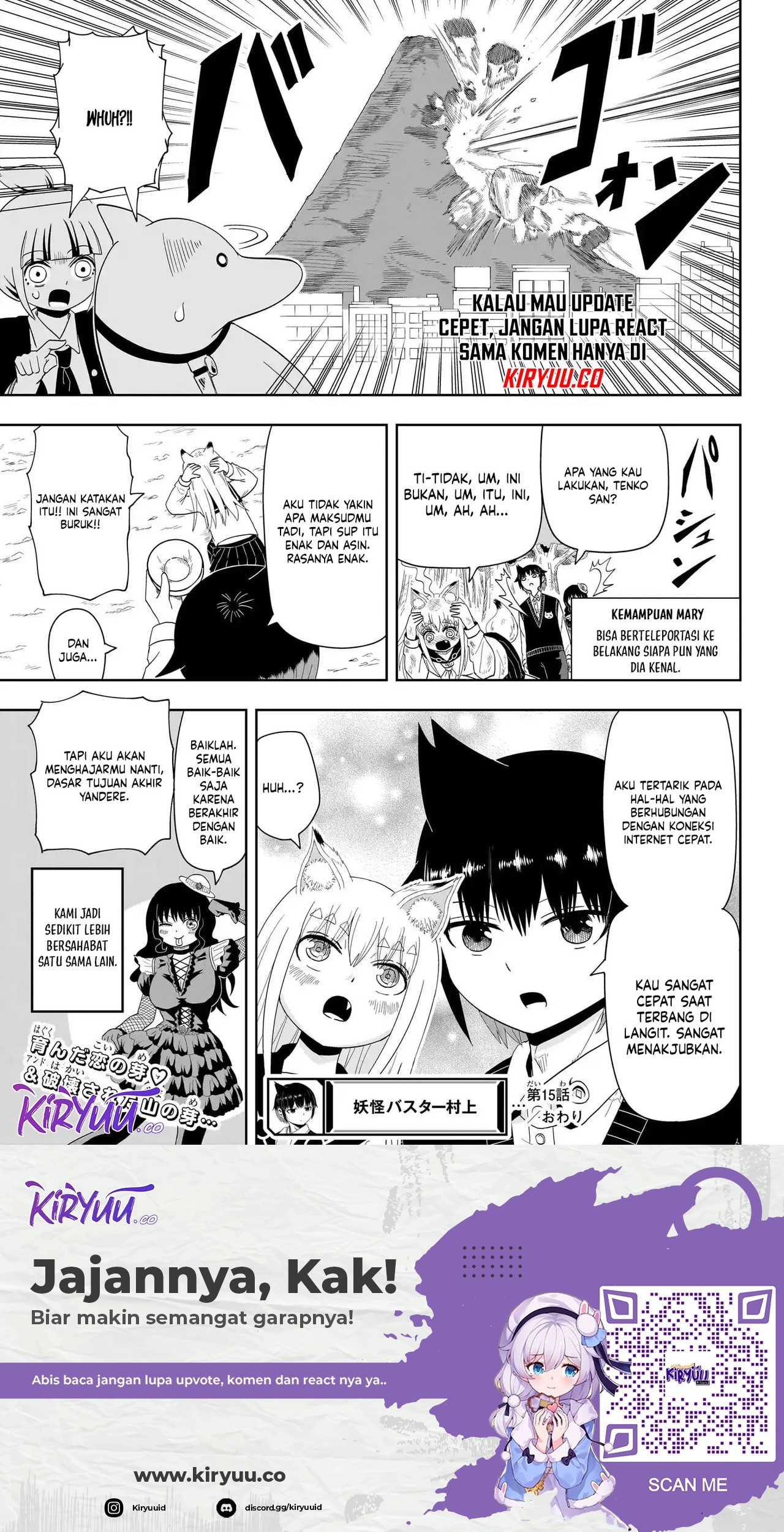Youkai Buster Murakami Bab 15 halaman 14