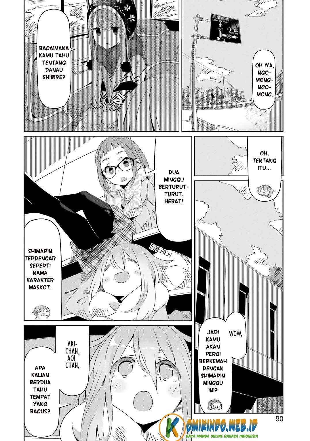 Yuru-Camp chapter 10 halaman 13
