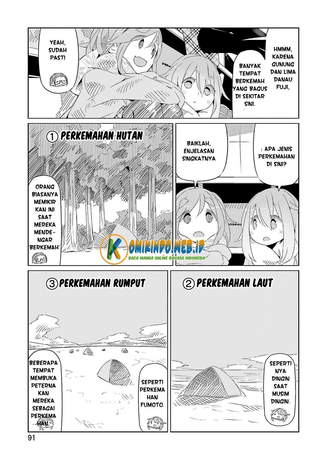 Yuru-Camp chapter 10 halaman 14