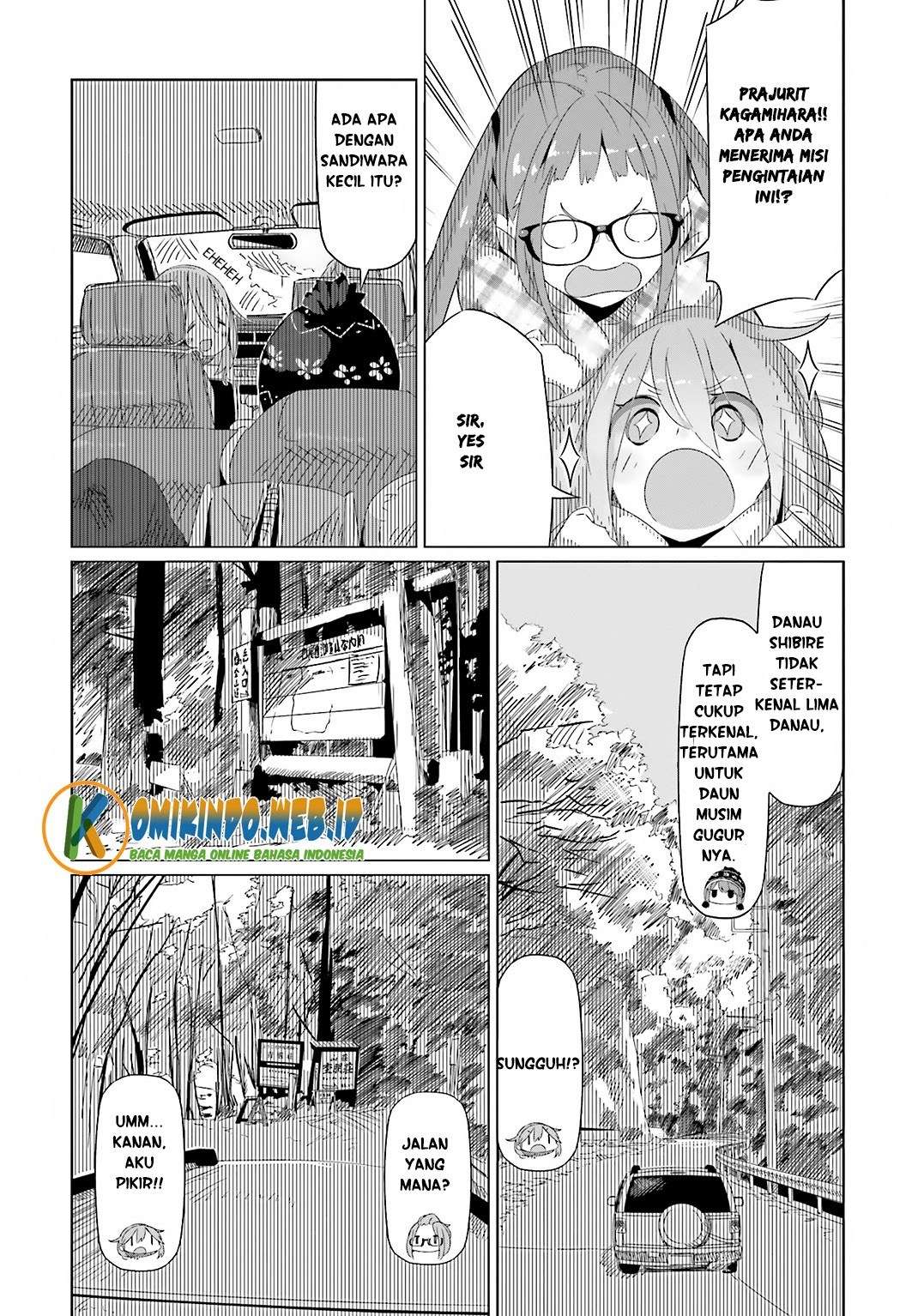 Yuru-Camp chapter 10 halaman 17