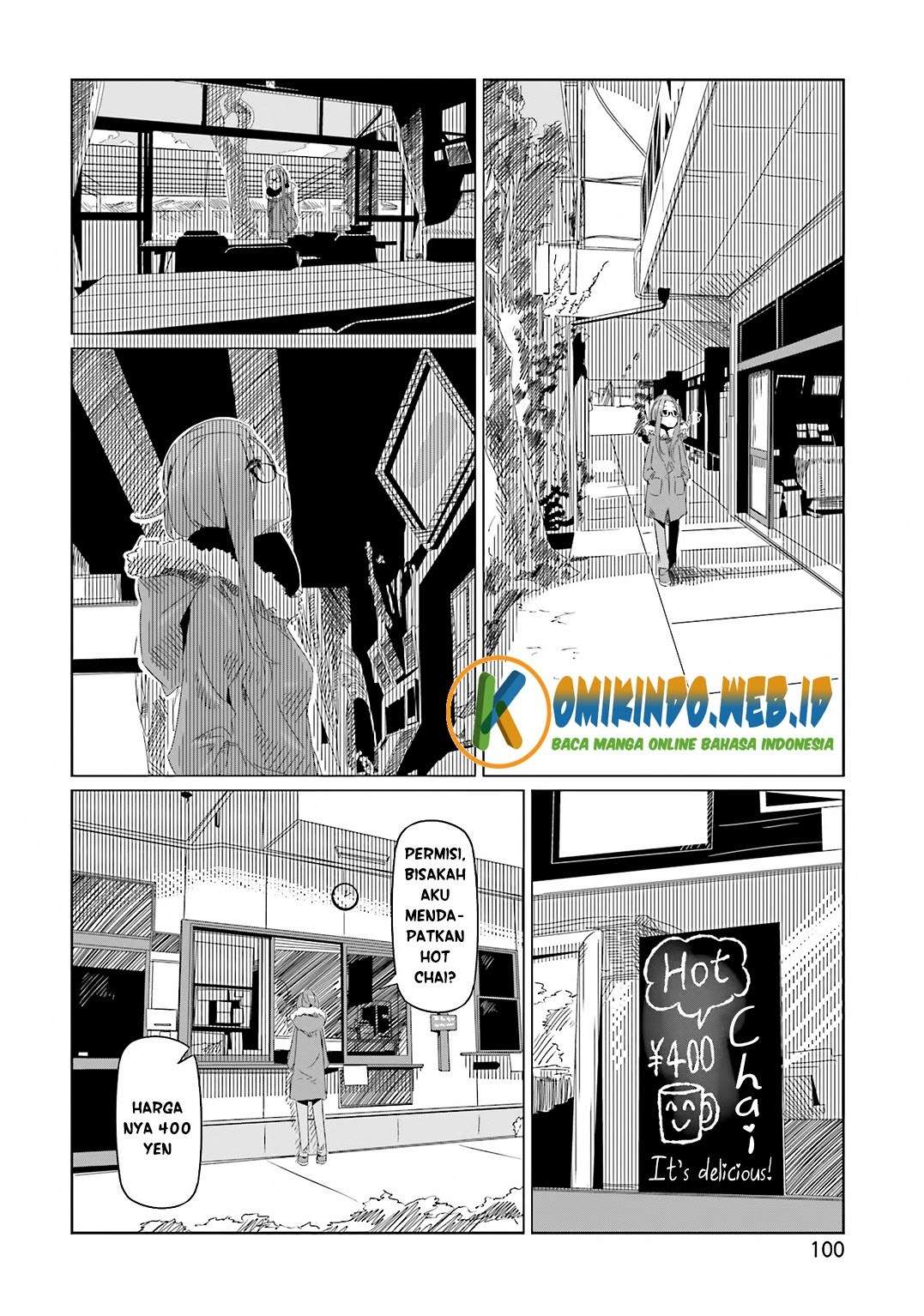 Yuru-Camp chapter 10 halaman 23