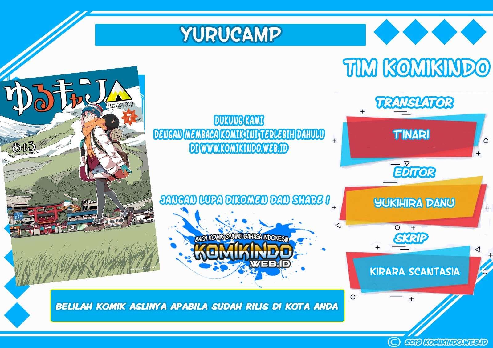 Yuru-Camp Bab 13 halaman 1