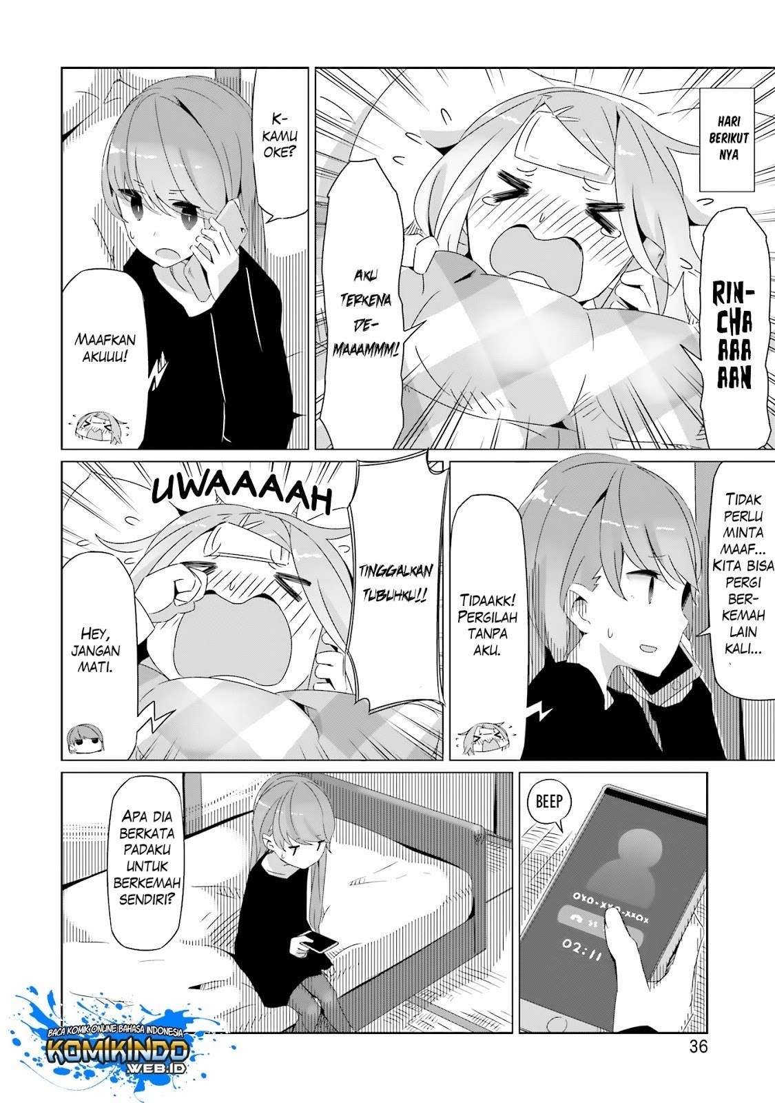 Yuru-Camp chapter 15 halaman 5