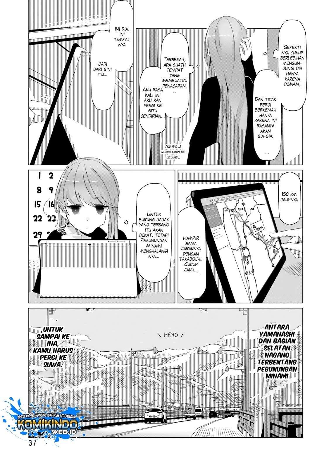 Yuru-Camp chapter 15 halaman 6