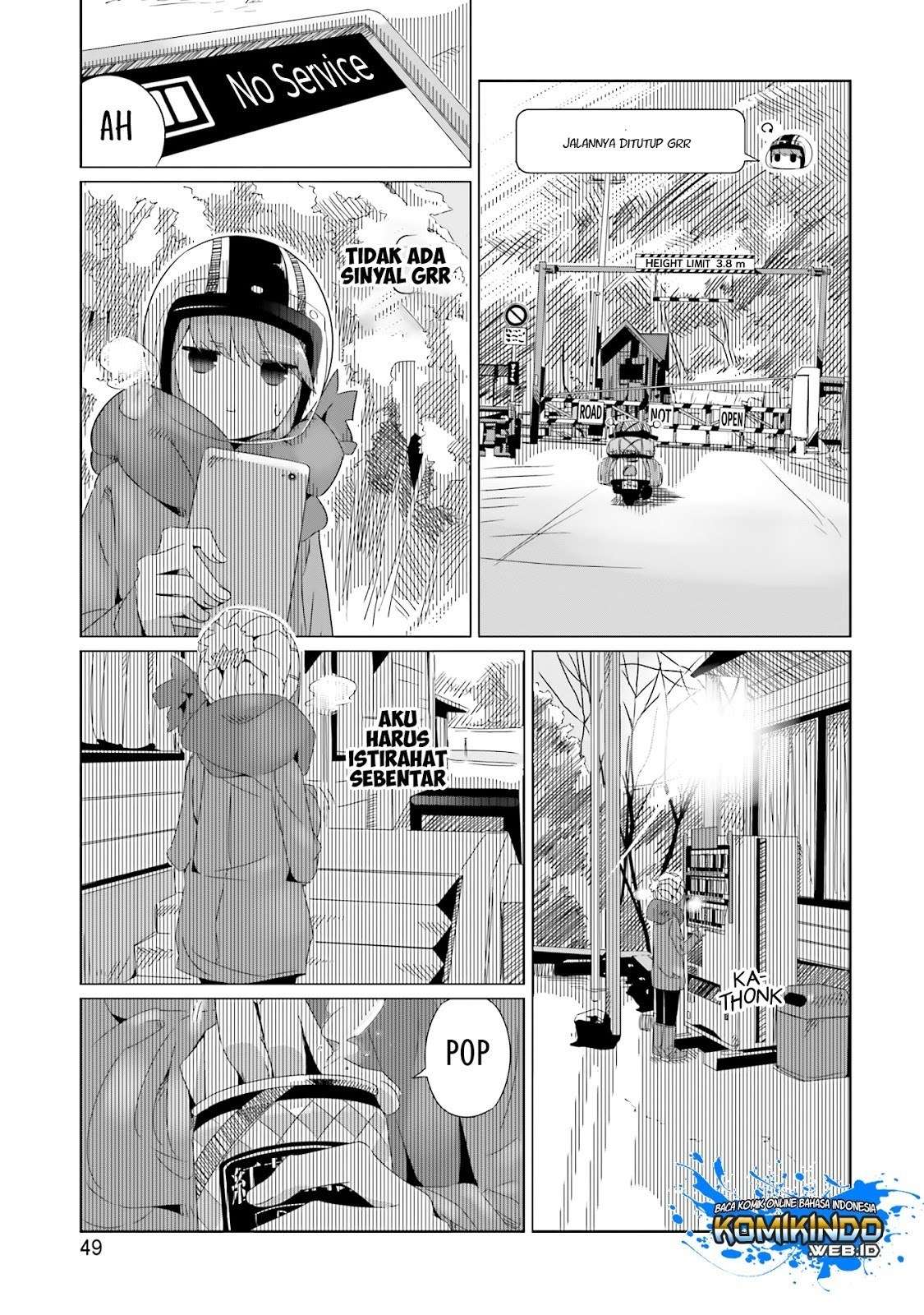 Yuru-Camp chapter 15 halaman 18