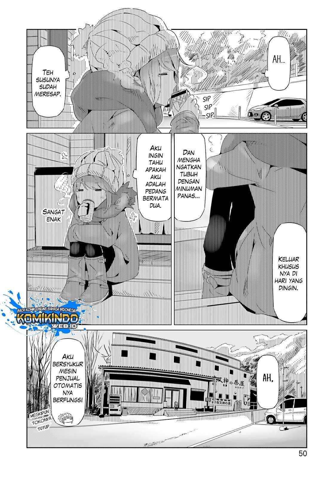 Yuru-Camp chapter 15 halaman 19