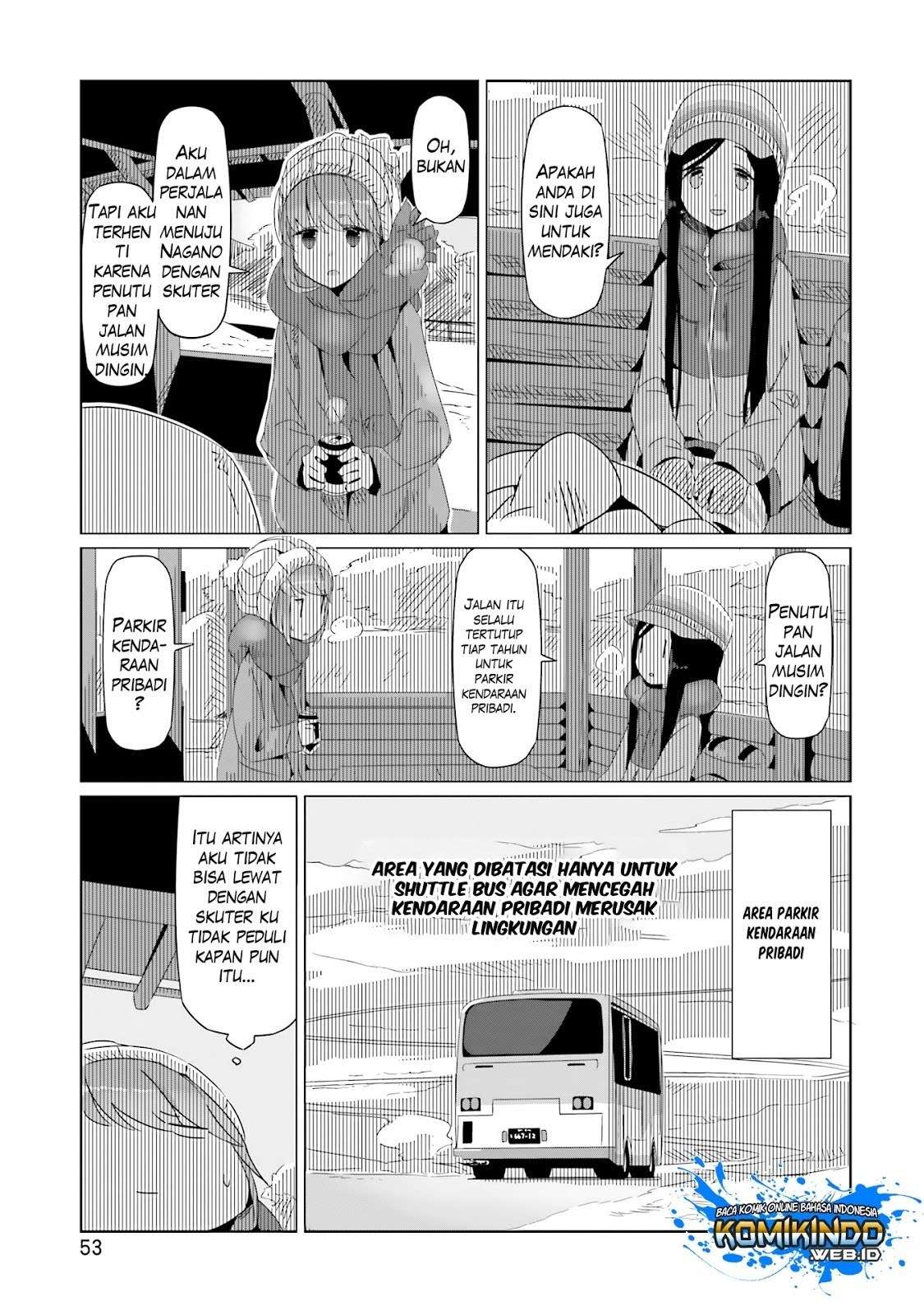 Yuru-Camp chapter 15 halaman 22