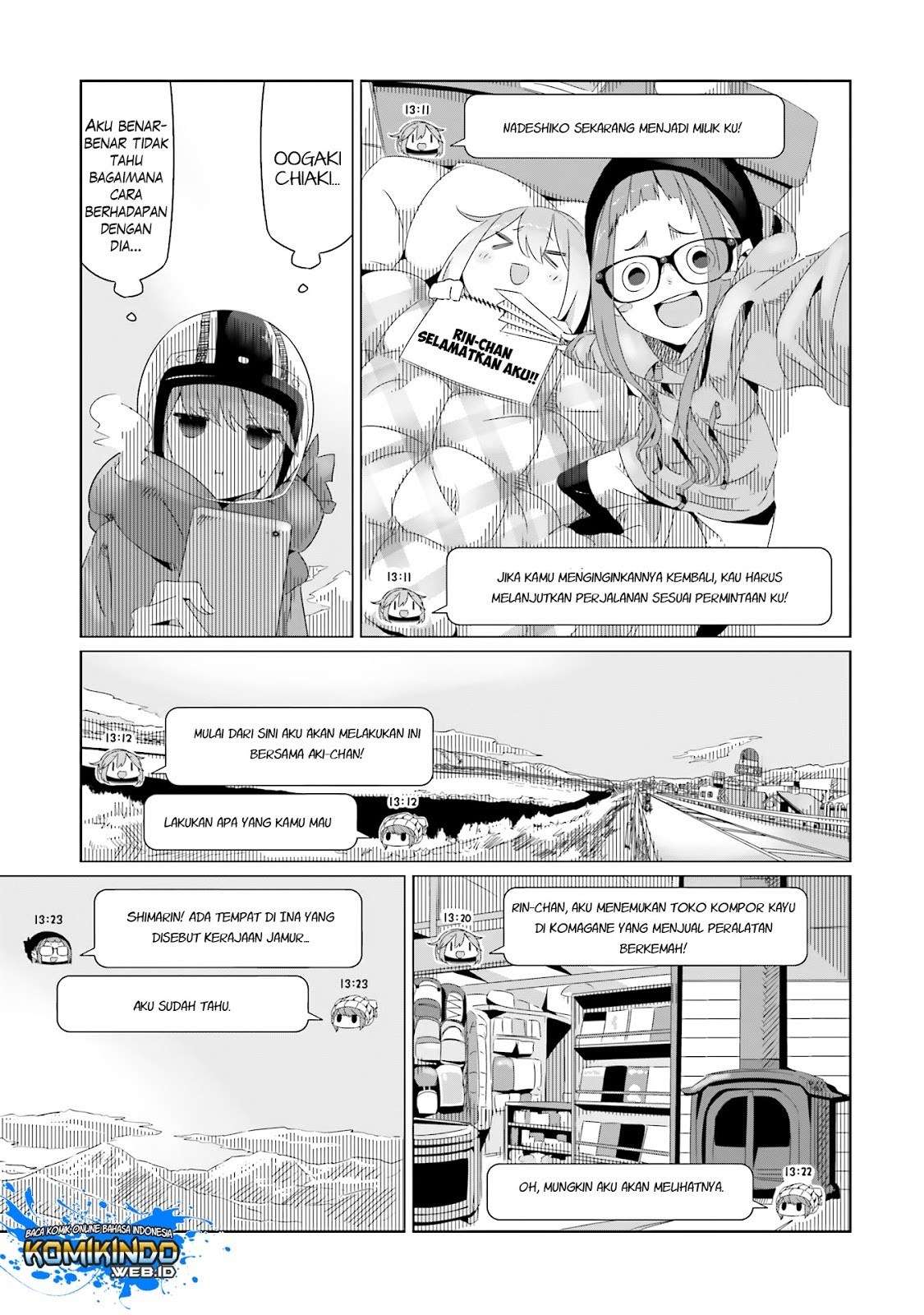 Yuru-Camp Bab 16 halaman 12