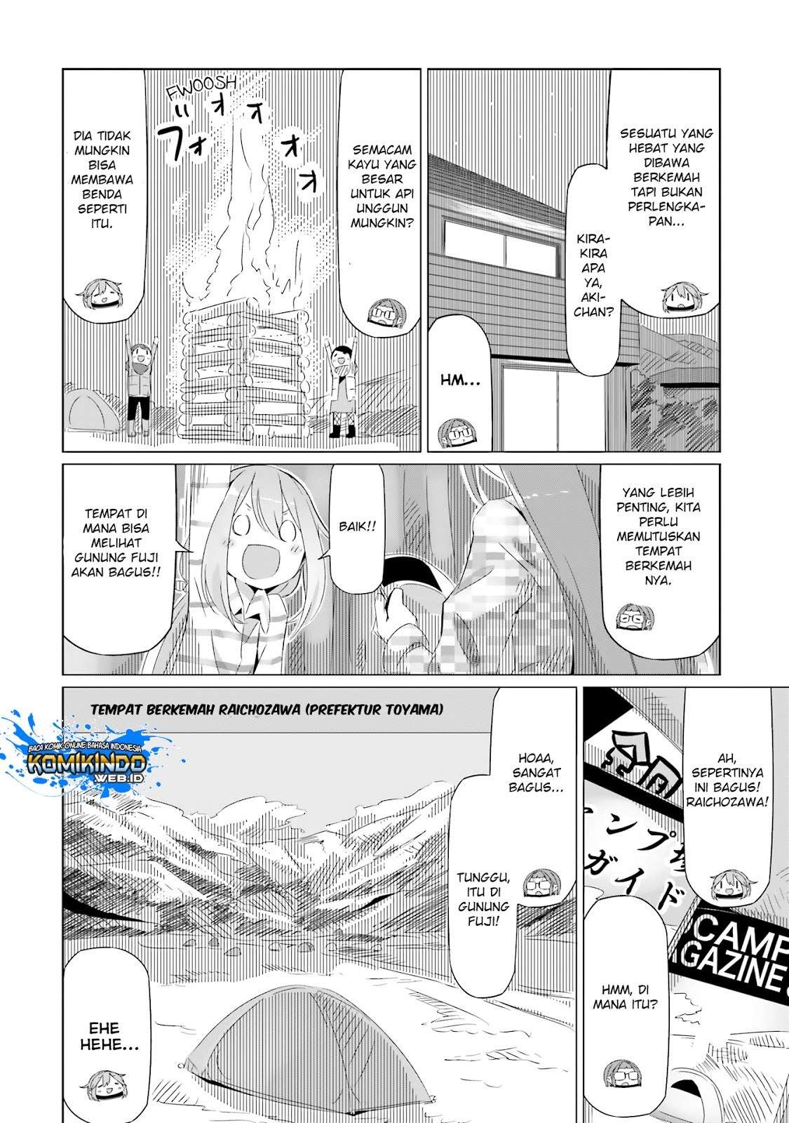 Yuru-Camp Bab 17 halaman 28