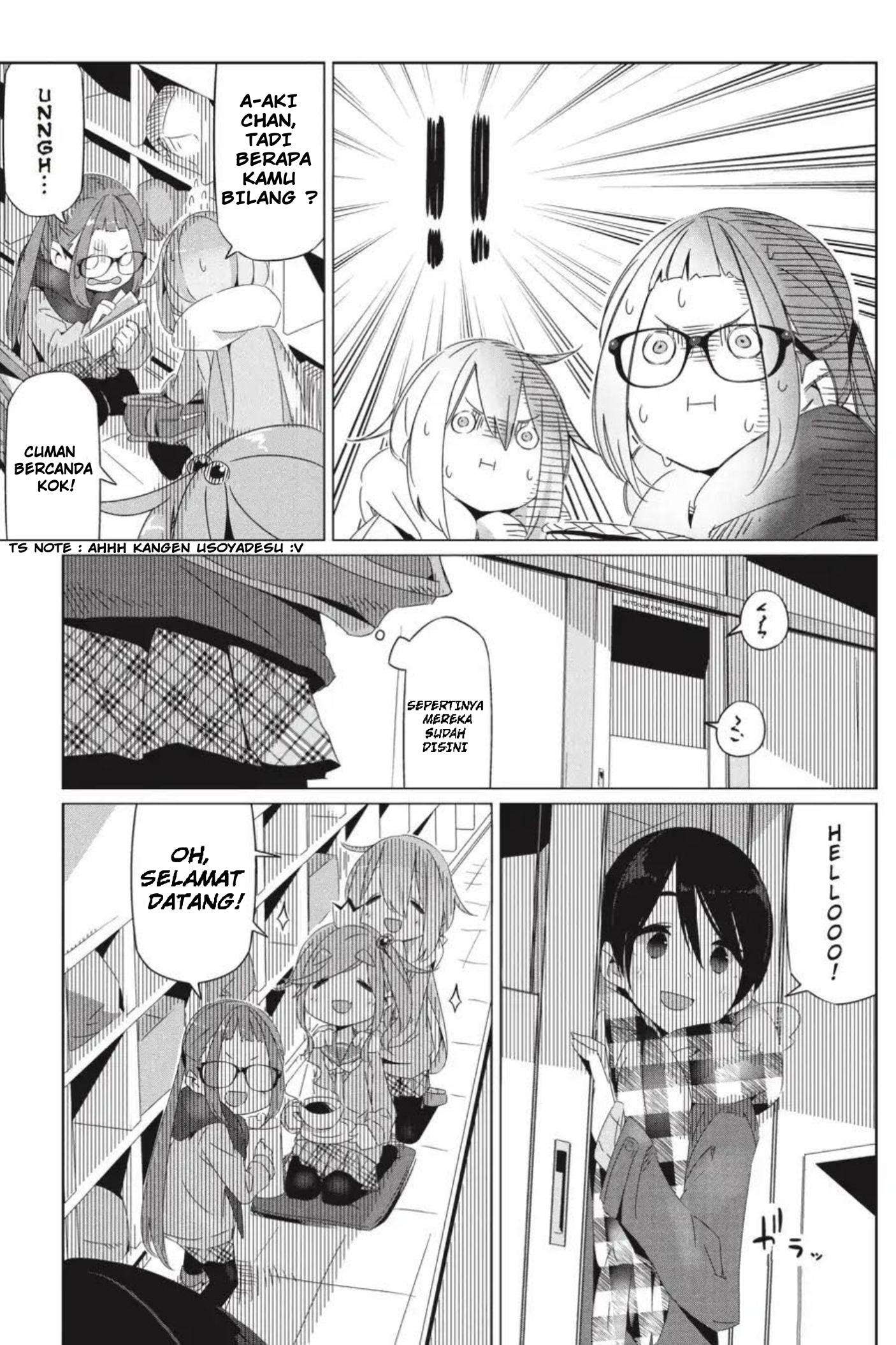 Yuru-Camp chapter 19 halaman 8