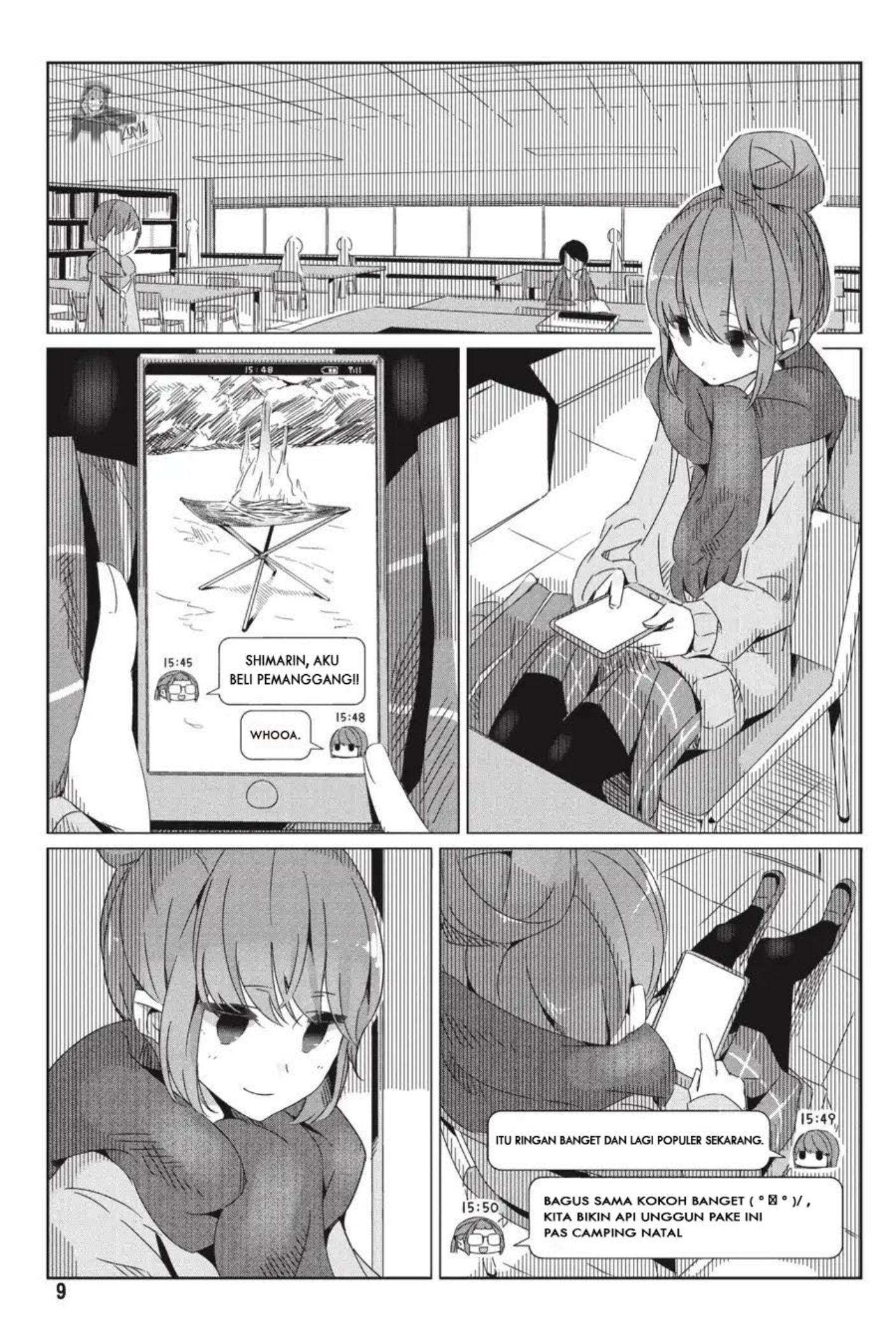 Yuru-Camp chapter 19 halaman 12